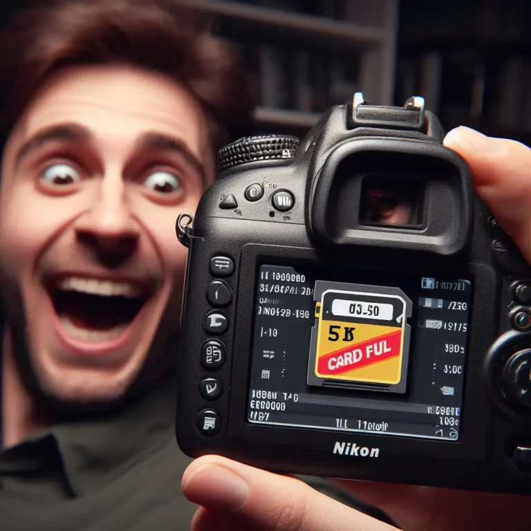 Nikon Camera New Sd Card Says Full: Troubleshooting Solutions