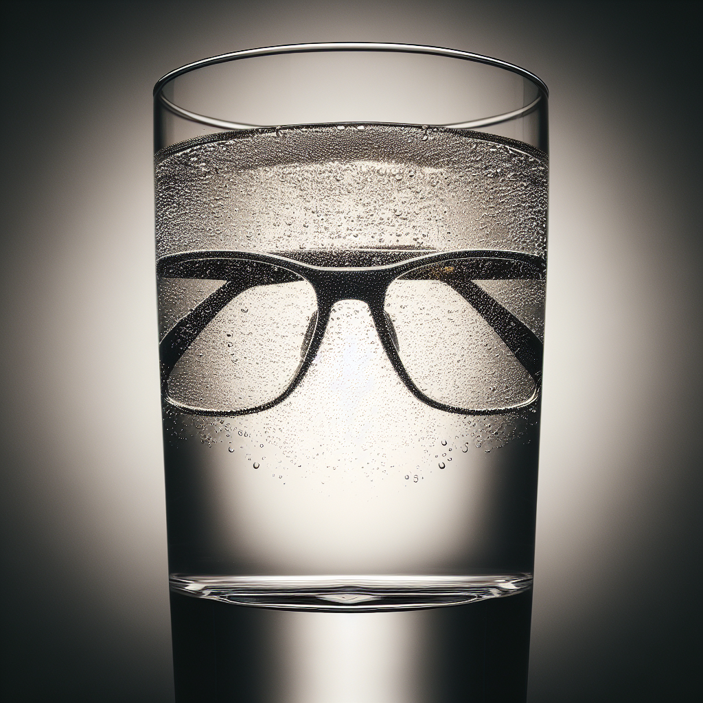 how to remove anti-glare coating from glasses vinegar